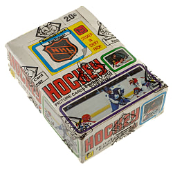 1979-1980 Topps Hockey Unopened Wax Box (36 Packs) - Wayne Gretzky Rookie Year - BBCE