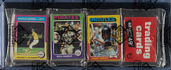 1975 Topps Unopened Rack Pack - Brooks Robinson on Top - BBCE