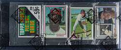1978 Topps Unopened Rack Pack - Lou Brock on Top and Dennis Eckersley on Back - BBCE