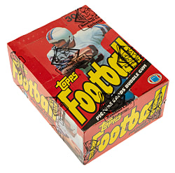 1983 Topps Football Unopened Wax Box (36 Packs) In 1981 Display Box - BBCE