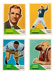 1960 Fleer Football Complete Set (132)