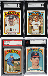 1972 Topps Complete Set (787) Including 30 Graded Cards