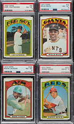 High-Grade 1972 Topps Complete Set (787) Including 50 PSA-Graded Cards