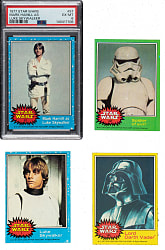 High-Grade 1977 Topps "Star Wars" Series 1-5 Complete Set (330) Plus Complete Sticker Set (55)