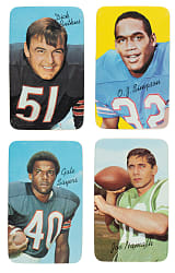 1970 Topps Super Football Complete Set (35)