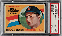 1960 Topps #148 Carl Yastrzemski Rookie PSA NM-MT 8