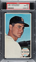 1964 Topps Giants #48 Carl Yastrzemski PSA GEM MINT 10