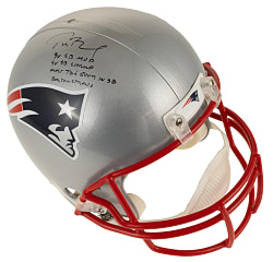 Tom Brady Signed Limited-Edition New England Patriots Helmet with Multiple Inscriptions - Tristar and JSA