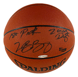 LeBron James Signed Limited-Edition Basketball with "1st Pick 2003 Draft" - Upper Deck and JSA
