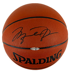 Michael Jordan Signed Basketball - Upper Deck and JSA
