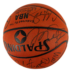1991-1992 Chicago Bulls World Champions Team-Signed Basketball with Michael Jordan - JSA, Beckett, and PSA/DNA