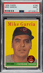 1958 Topps #196 Mike Garcia PSA MINT 9 - Highest Graded!