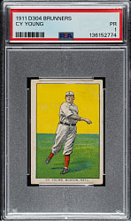 1911 D304 Brunner's Bread Cy Young PSA POOR 1