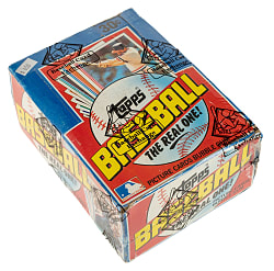 1982 Topps Unopened Wax Box (36 Packs) - BBCE
