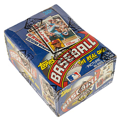 1984 Topps Unopened Wax Box (36 Packs) - BBCE