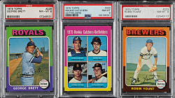 High-Grade 1975 Topps Complete Set (660) Including 35 PSA-Graded Cards