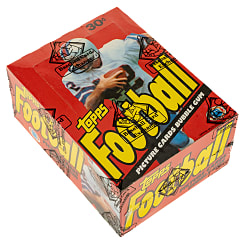 1981 Topps Football Unopened Wax Box (36 Packs) - BBCE - Joe Montana Rookie Year