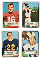 1954 Bowman Football Complete Set (128)