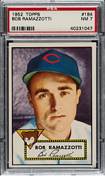 1952 Topps #184 Bob Ramazzotti PSA NM 7