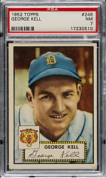 1952 Topps #246 George Kell PSA NM 7