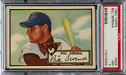 1952 Topps #325 Bill Serena High Number PSA NM 7