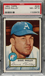 1952 Topps #226 Dave Philley PSA NM-MT 8