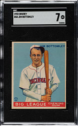 1933 R319 Goudey #44 Jim Bottomley SGC NM 7