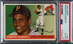 1955 Topps #164 Roberto Clemente Rookie PSA EX-MT 6