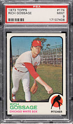 1973 Topps #174 Rich "Goose" Gossage Rookie PSA MINT 9