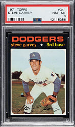 1971 Topps #341 Steve Garvey Rookie PSA NM-MT 8