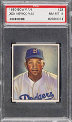 1950 Bowman #23 Don Newcombe Rookie PSA NM-MT 8