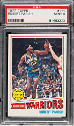 1977-1978 Topps Basketball #111 Robert Parish Rookie PSA MINT 9
