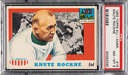 1955 Topps All-American Football #16 Knute Rockne PSA NM-MT 8