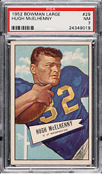 1952 Bowman Large Football #29 Hugh McElhenny Rookie PSA NM 7