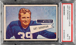 1952 Bowman Large Football #46 Art Donovan Rookie PSA NM 7