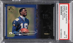 1998 Upper Deck SP Authentic Football #18 Randy Moss Rookie #273/2000 PSA MINT 9