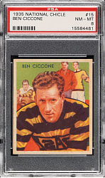1935 R331 National Chicle Football #15 Ben Ciccone PSA NM-MT 8