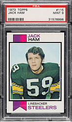 1973 Topps Football #115 Jack Ham Rookie PSA MINT 9