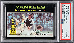 1971 Topps #5 Thurman Munson PSA NM-MT 8