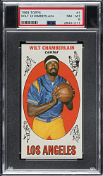 1969-1970 Topps Basketball #1 Wilt Chamberlain PSA NM-MT 8