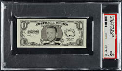 1962 Topps "Football Bucks" #24 Johnny Unitas PSA MINT 9