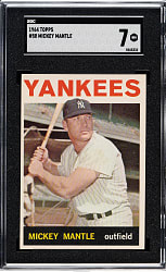 1964 Topps #50 Mickey Mantle SGC NM 7