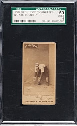 1887 N172 Old Judge Jim Donnelly SGC VG/EX 50