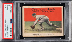 1915 E145 Cracker Jack #39 Chick Gandil PSA GOOD 2