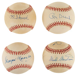 1960 to 1969 San Francisco Giants Pitchers Single-Signed Baseball Collection (24) Including Spahn, Marichal, Maranda, Murakami, Sadecki, and Monbouquette