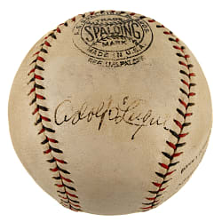 Adolfo Luque Signed Baseball - JSA and PSA/DNA