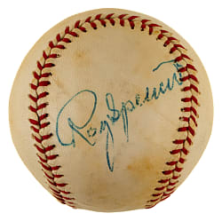 Roy Spencer Single-Signed Baseball - JSA
