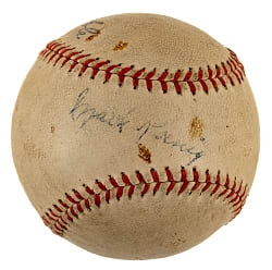 Mark Koenig Single-Signed Baseball - JSA