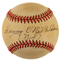 Sammy O'Neil Wilson Single-Signed Baseball - PSA/DNA