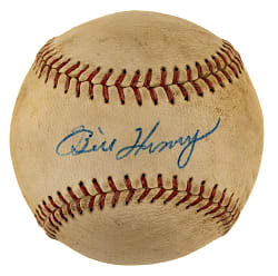 Bill Henry Single-Signed Baseball - JSA